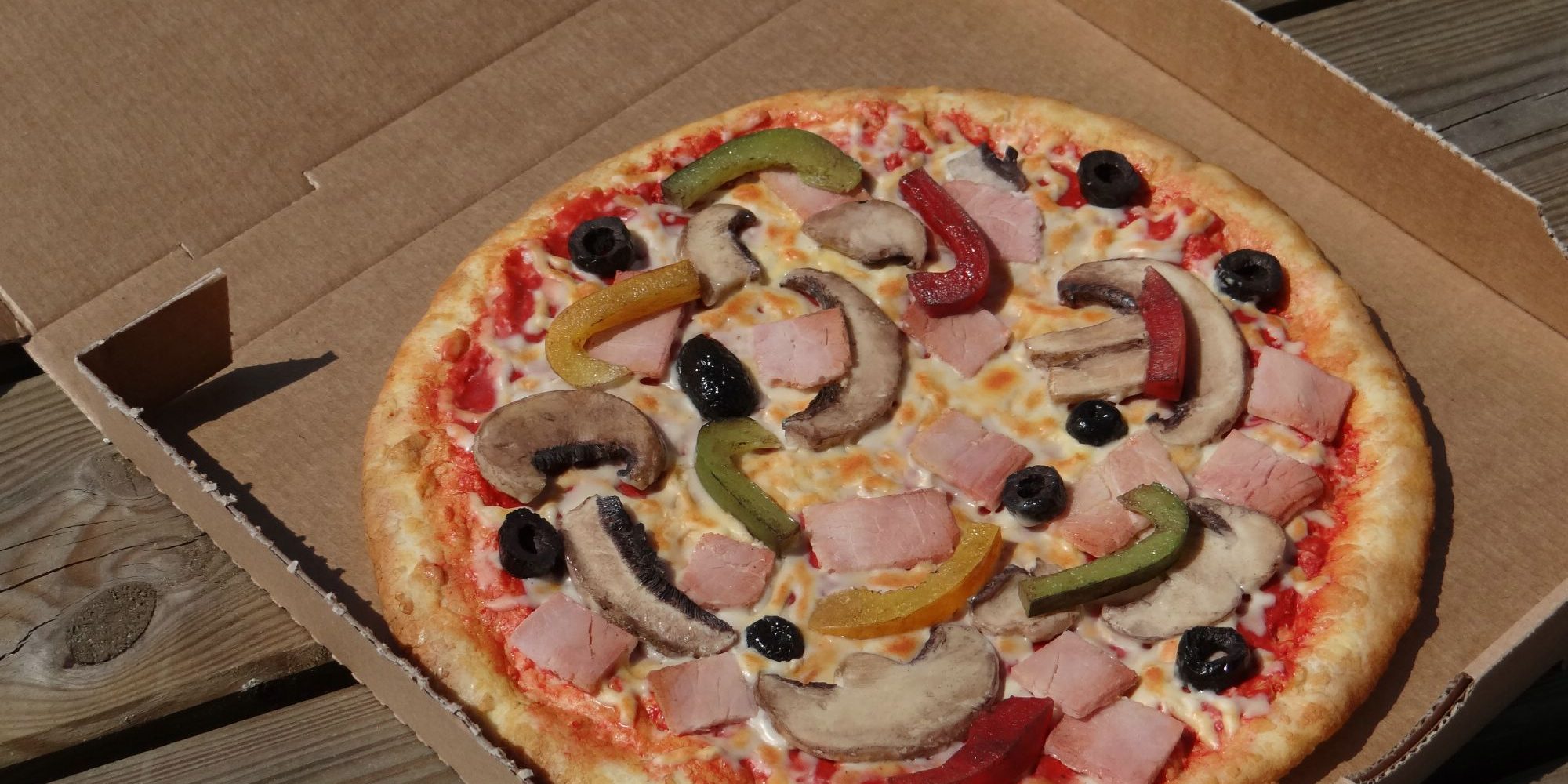 pizza factice en résine