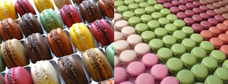 factices alimentaires de macarons