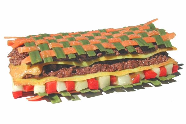 prototype de sandwich factice design pour quick lab