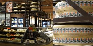 le factice alimentaire au service du décor d'un hypermarché Carrefour