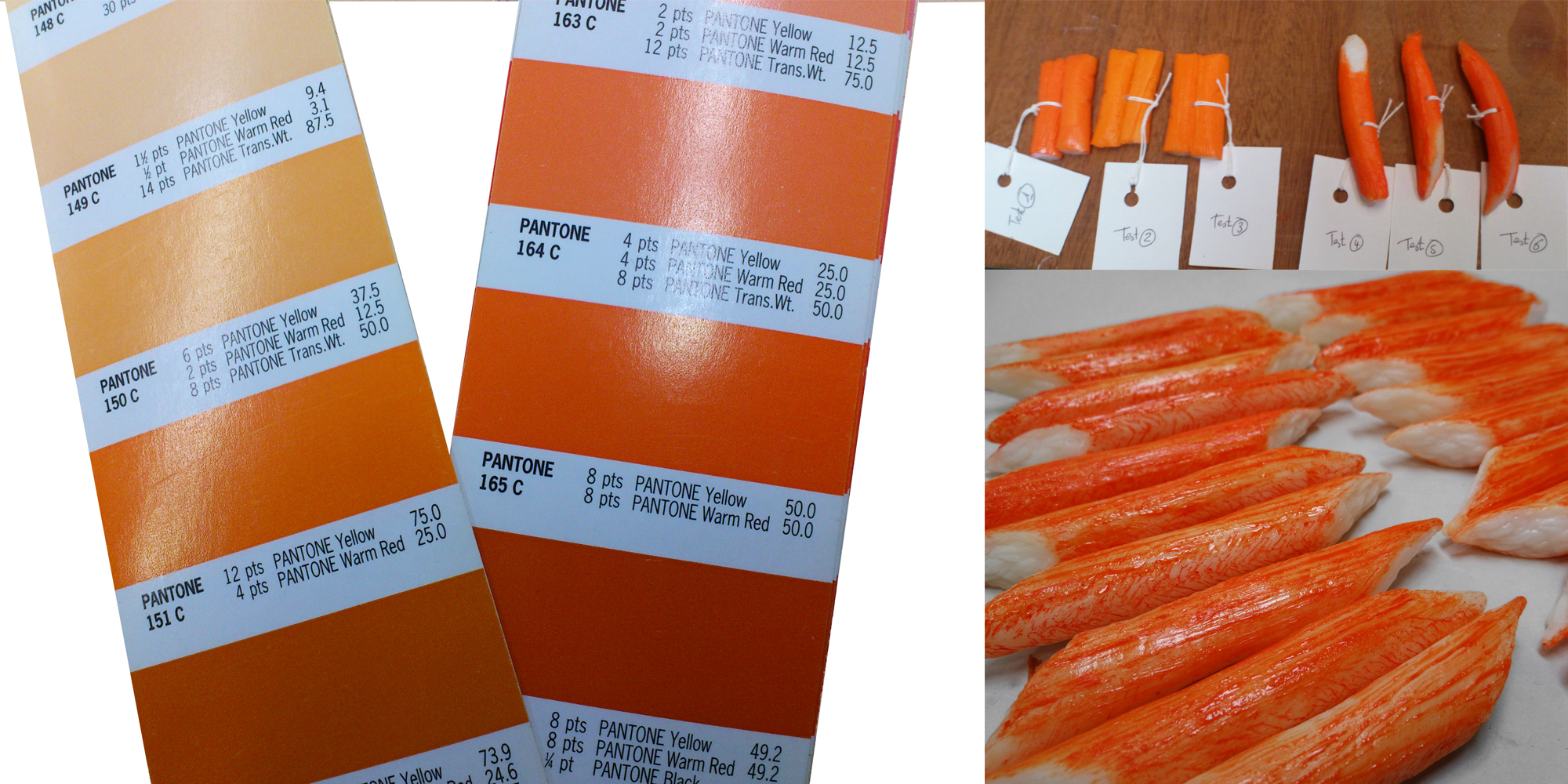 travail-recherche-de-teintes-factices-surimis-pantone-oranges