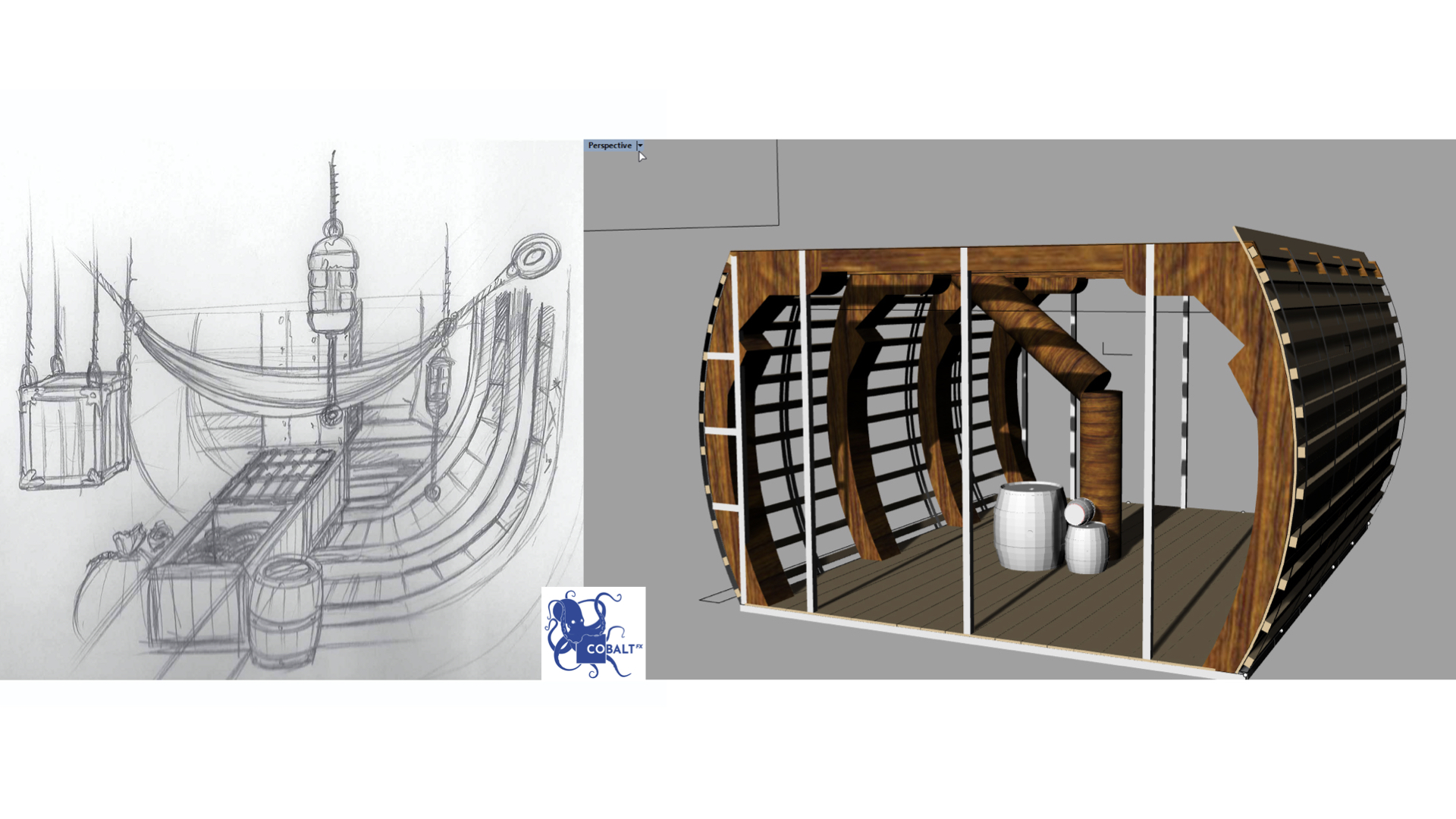 maquette 3D croquis decor escape game.001